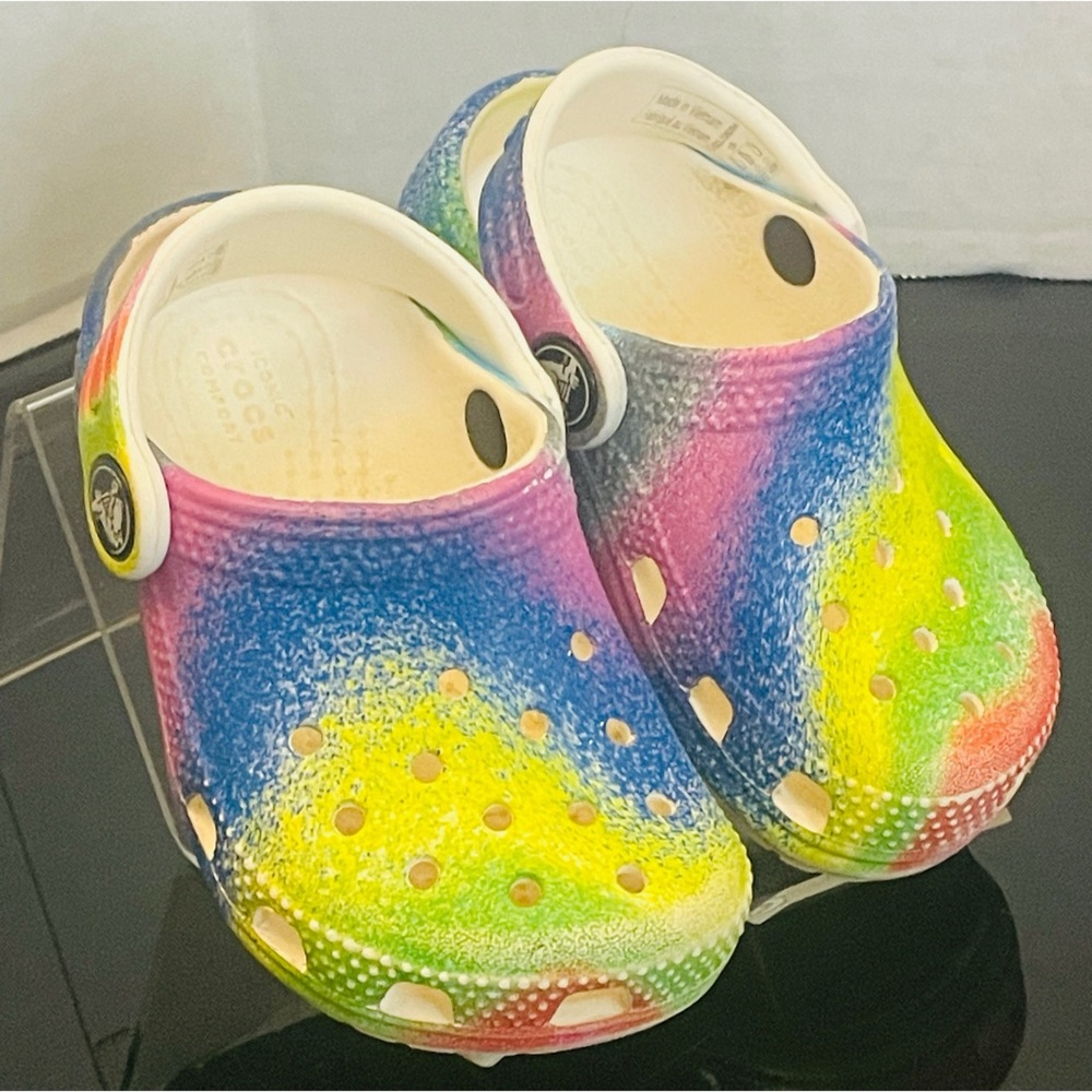 Crocs Classic Tie Dye Clogs Children Size C6
